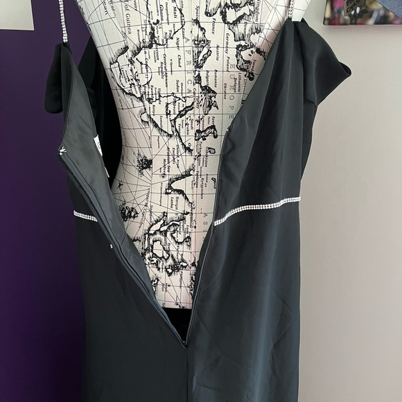 Off Shoulder Christina Wu Plus Size Gown with Crystals - Picture 8 of 12